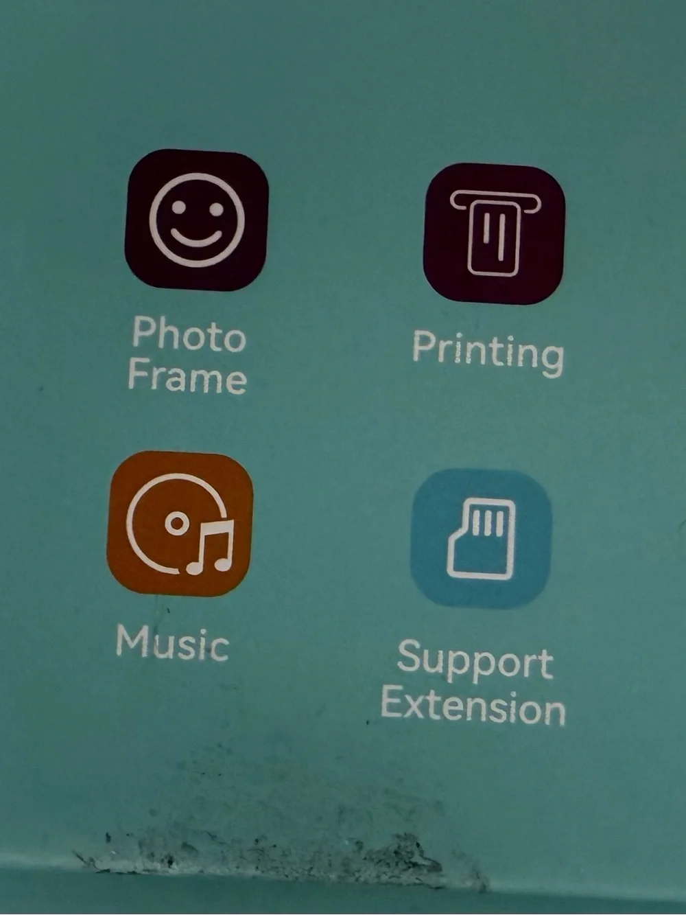 DIY Instant Print Camera for Kids Blue Thermal Camera Photo Video Gift